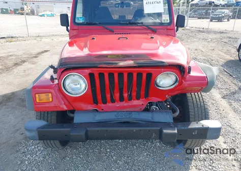 2002 Jeep Wrangler X z USA, uszkodzony, nr VIN 1J4FA39S32P775944
